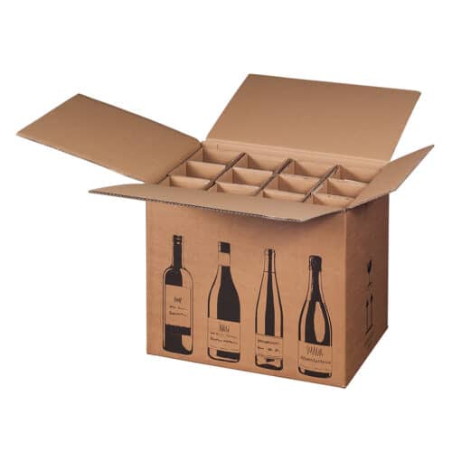 12 stk. vinforsendelses kasse